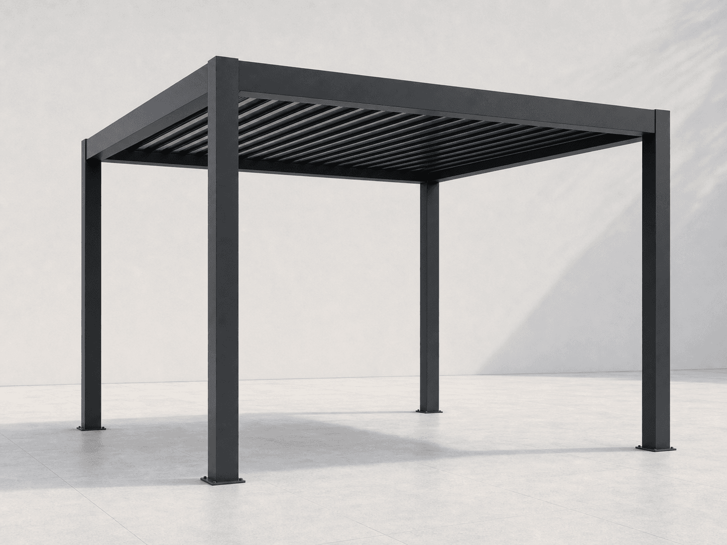 Aluminum-look Outdoor Pergola view 6