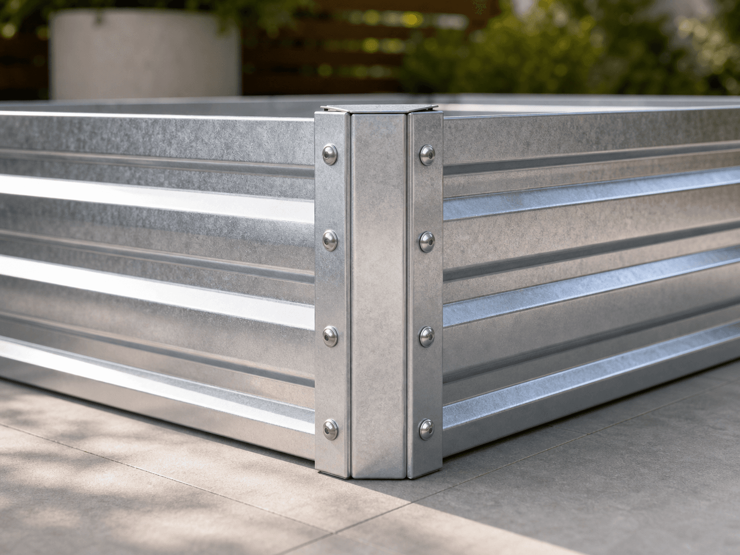 Galvanized Raised Planter Bed view 6