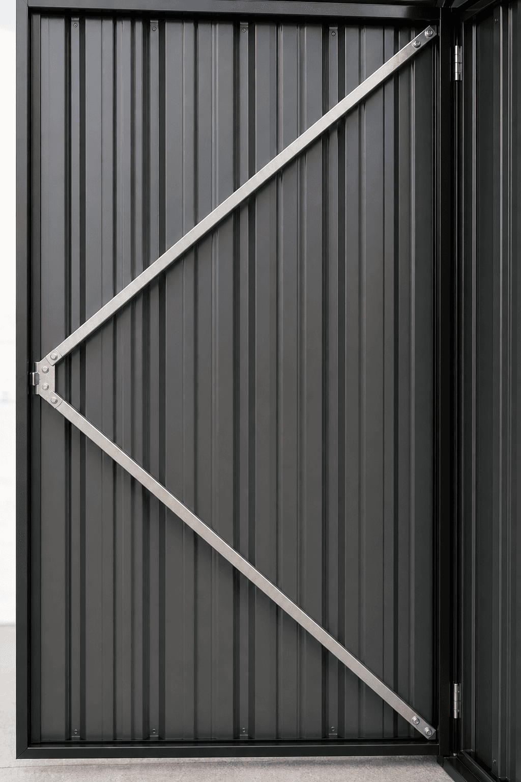 Gable Roof Metal Storage Shed view 2