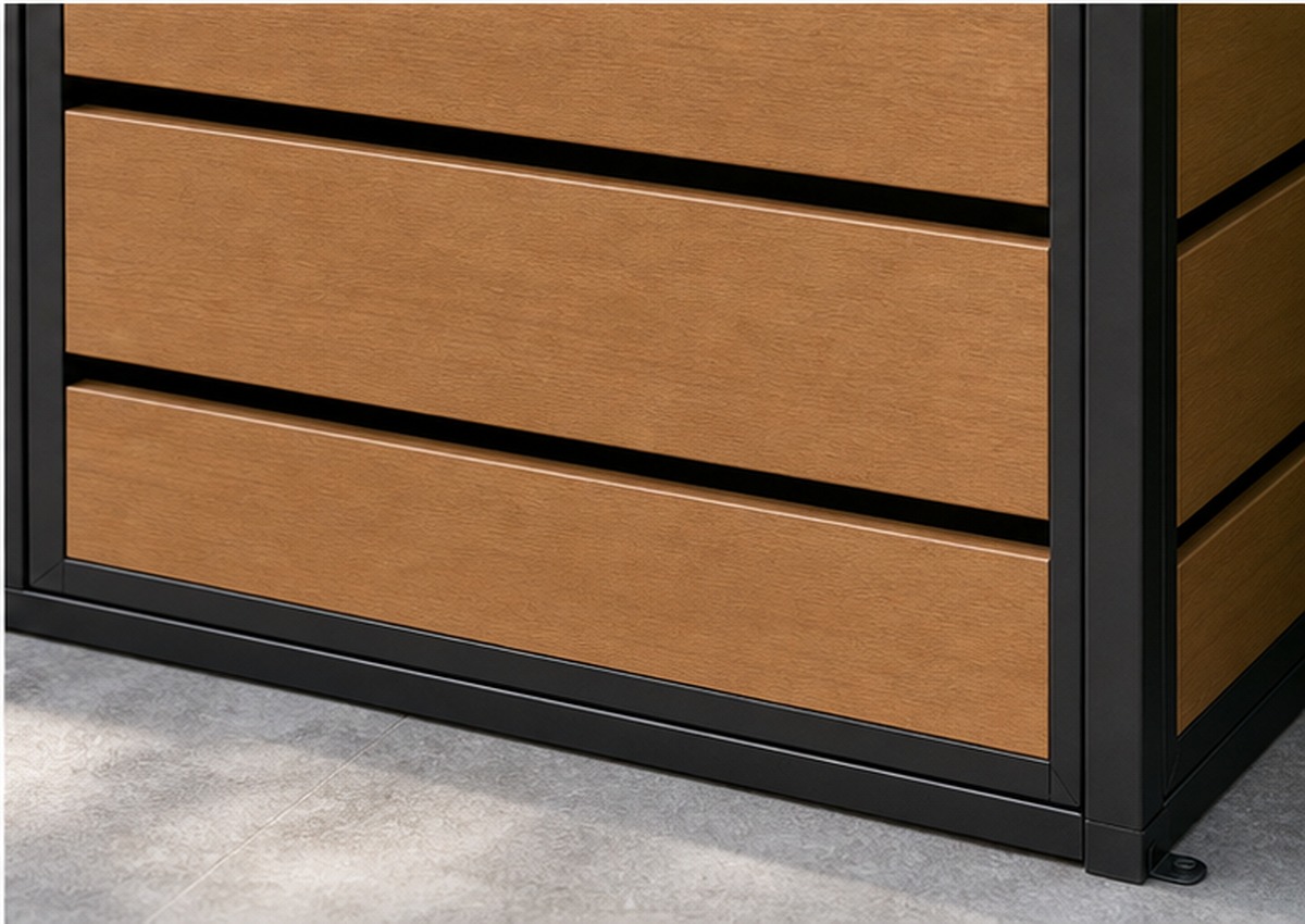 Double Outdoor Bin Storage Enclosure view 7