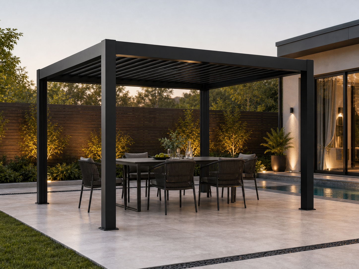 Polycarbonate Outdoor Gazebo view 2