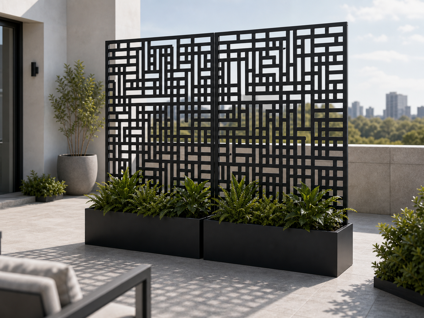 Outdoor Planter Rack view 5