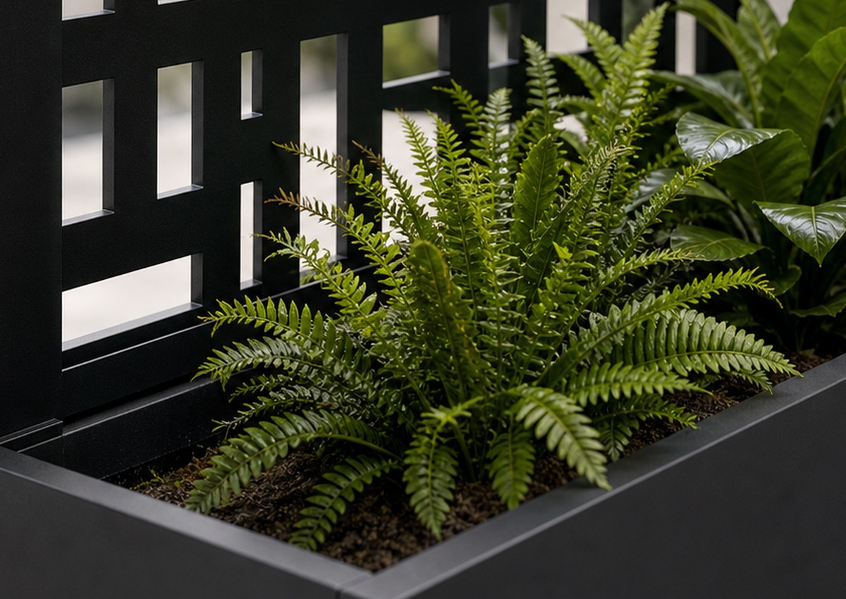 Decorative Privacy Screen Planter view 7