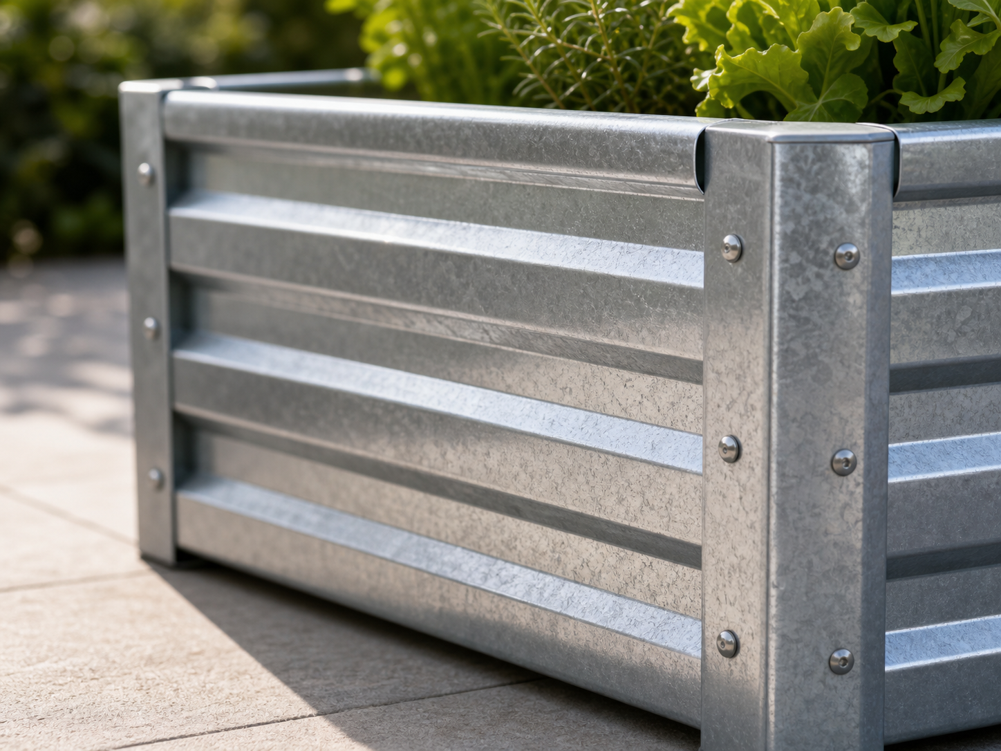 Galvanized Raised Planter Bed view 7