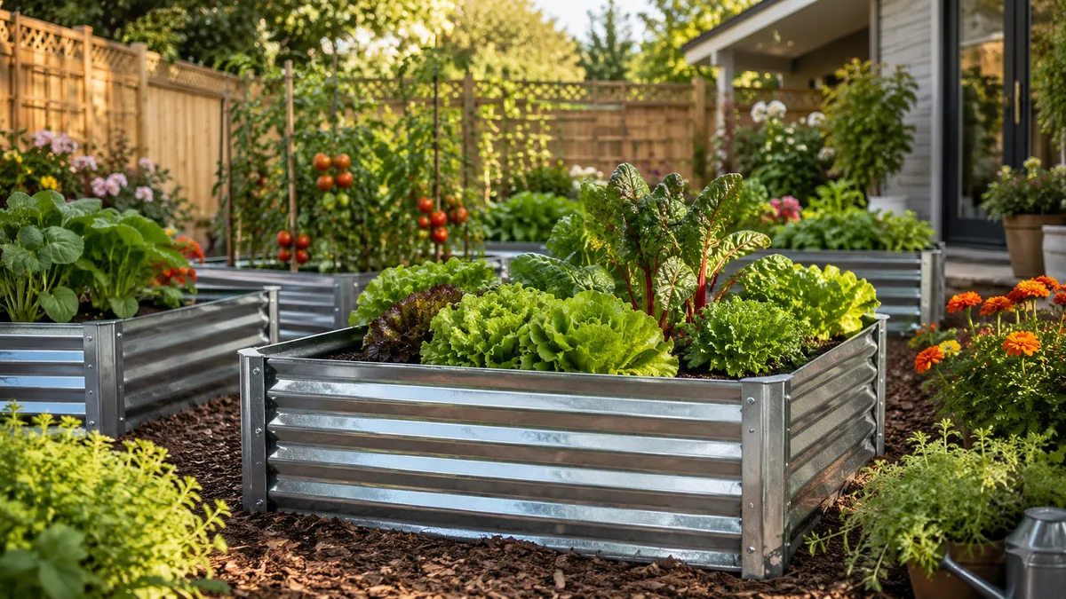 Outdoor Planter Rack view 2